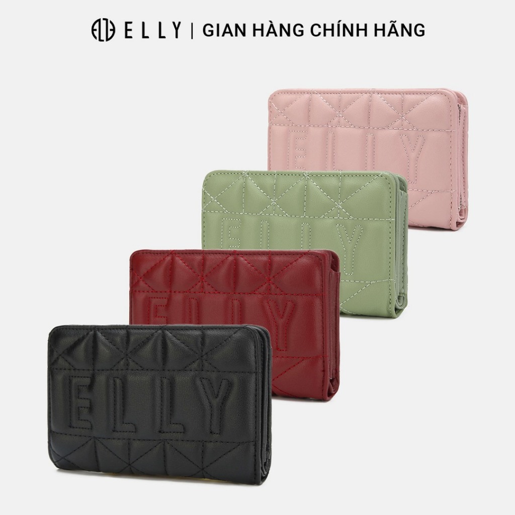 [Deal sang chảnh]  VÍ NỮ CAO CẤP DA THẬT ELLY – EV96