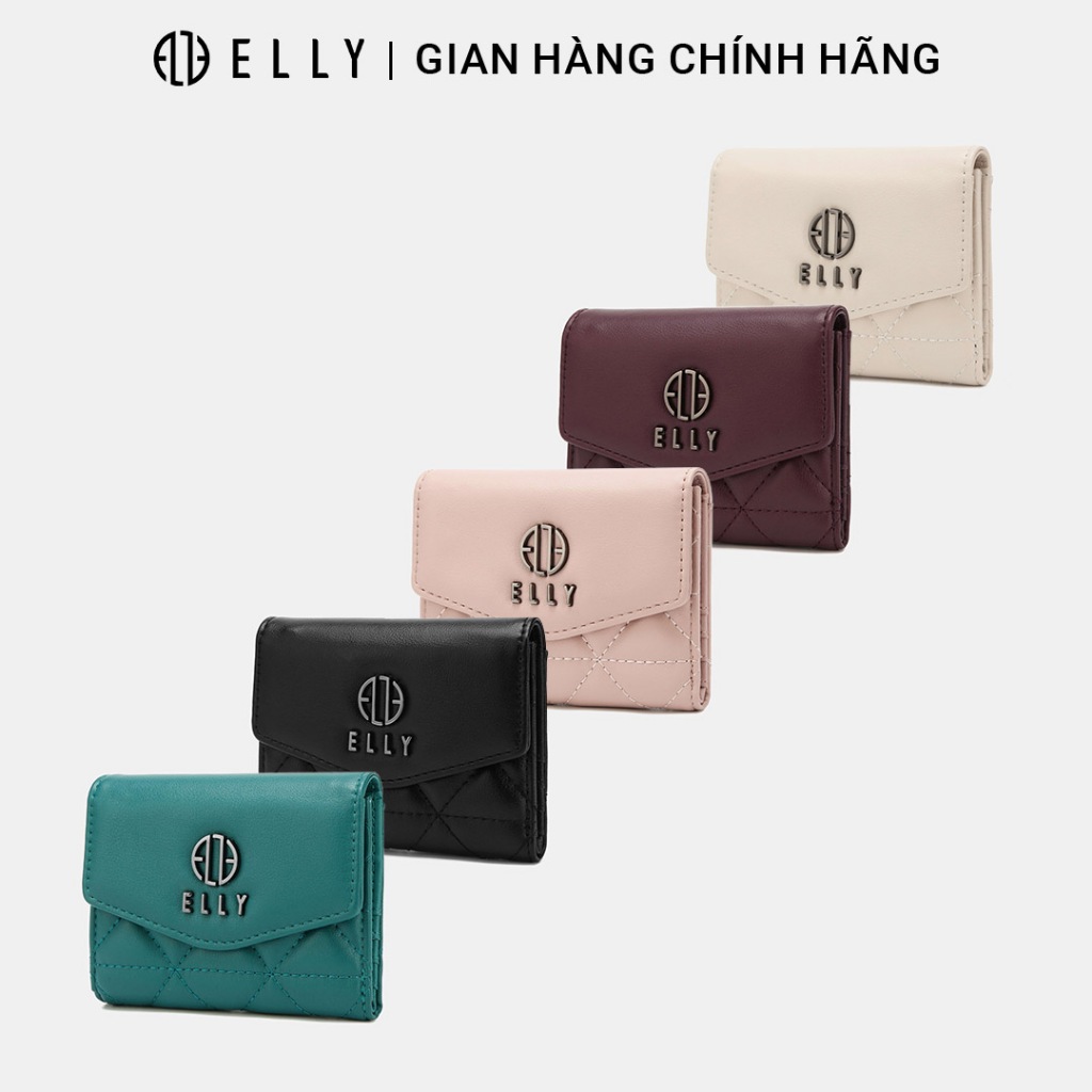 [Deal sang chảnh]  VÍ NỮ CAO CẤP DA THẬT ELLY – EV97