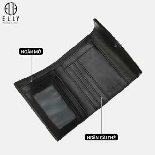 [Deal sang chảnh]  VÍ NỮ CAO CẤP DA THẬT ELLY – EV97