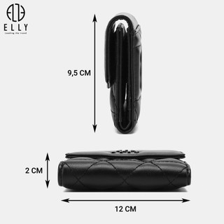 [Deal sang chảnh]  VÍ NỮ CAO CẤP DA THẬT ELLY – EV97
