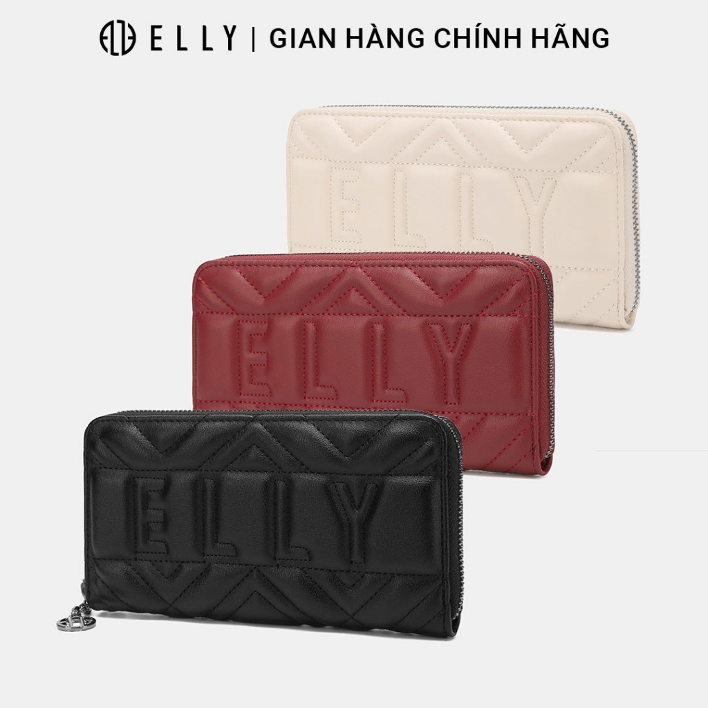 [Deal sang chảnh]  VÍ NỮ CAO CẤP DA THẬT ELLY – EV99