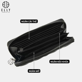 [Deal sang chảnh]  VÍ NỮ CAO CẤP DA THẬT ELLY – EV99