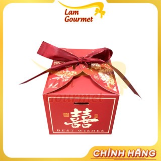 Hộp Quà cưới đỏ Best Wishes - Lam Gourmet