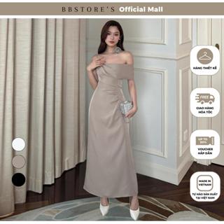  BBSTORE’S Đầm Dự Tiệc Dài Dáng Suông Trễ Vai Kèm Dây Hoa Tinh Tế - D3936T 