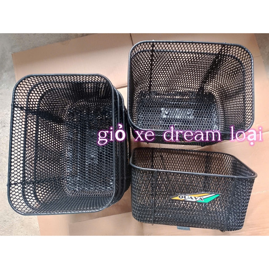 Giỏ Xe Dream Đựng Đồ Hàng Đẹp TD Tem Honda - Rổ Dream, Rổ Xe Máy Dream Cao Cấp Lắp Dream Thái Việt