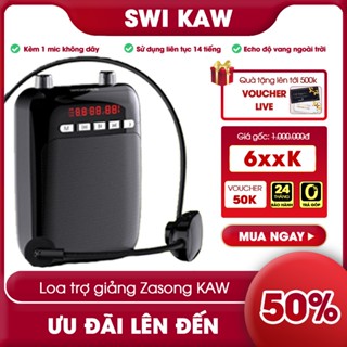 Máy Trợ Giảng KAW FM, Zansong Không Dây, Bộ Loa Mic Trợ Giảng Giáo Viên, Kết Nối Bluetooth 5.0