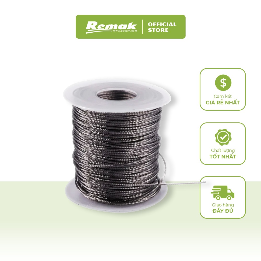 🔹 DÂY CÁP NIÊM PHONG BỌC NHỰA – DÂY CÁP LỤA MỀM 0.8MM 🔹