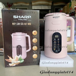  Máy Làm Sữa Hạt Sharp Máy Xay Nấu Mini đa Năng Ks010 Hồng Phấn Dung Tích 1000 Ml Bảo Hành 12 Tháng 