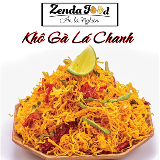  Khô gà xé sợi ZENDAFOOD ăn vặt siêu ngon  vị bơ tỏi vị lá chanh  