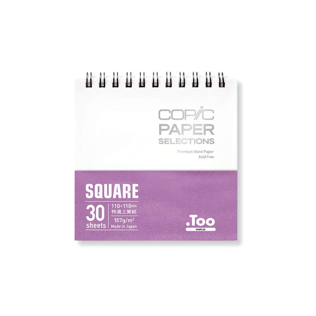 Sổ COPIC Paper Selections COPIC Sketchbook SQUARE - 157gsm - 110x110mm - 30 sheets