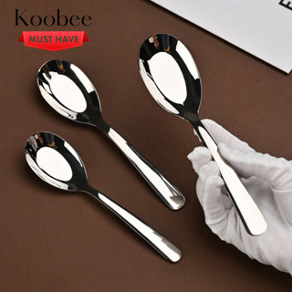 Thìa Ăn Inox 304 Lòng Sâu Cán Trơn Cao Cấp, Sáng Bóng Dùng Ăn Cơm, Phở, Cháo, Súp Cho Gia Đình, Nhà Hàng (BA39)