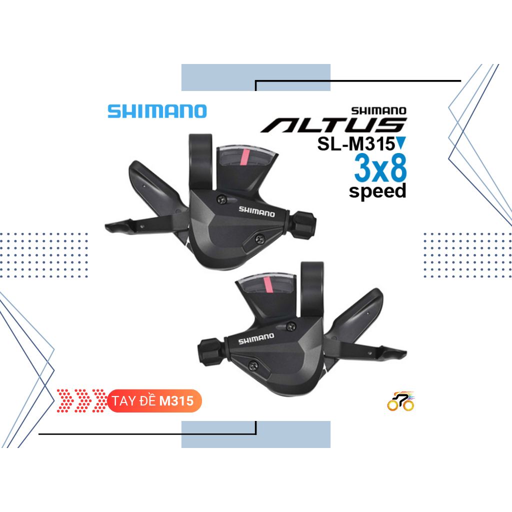 TAY ĐỀ SHIMANO ALTUS SL M315 (3x8 TỐC ĐỘ)
