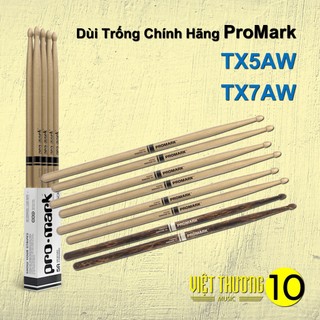 Dùi Trống Chính Hãng D'addario ProMark TX5AW TX7AW drumsticks