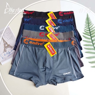 156 - Quần lót boxer nam thun lạnh Menlive dạng đùi bảng lưng to