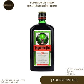 [Top Rượu VN] Jagermeister Các Phiên Bản + Đầu Hươu Inox Xịn + Hộp Giấy 700ml [Chính Hãng]