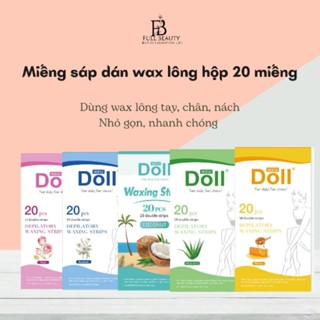 Miếng Giấy Dán Wax Lông (Tẩy Lông) Hộp 20 miếng Full Beauty