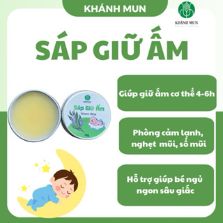 SÁP GỪNG ẤM, GIỮ ẤM  CHO BÉ PHÒNG CẢM LẠNH, NGHẸT MŨI, GIÚP NGỦ NGON