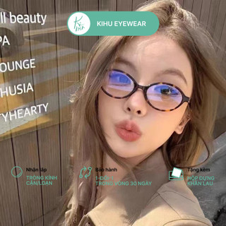  Gọng kính cận nữ Y2K MIUMIU dáng oval tròn nhỏ - Kính mắt phụ kiện thời trang Kihu Eyewear 
