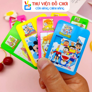 [TUỔI THƠ] Đồ chơi xếp hình ghép hình lắp ráp Tranh Ghép nhựa 9 mảnh nhiều hình Ngộ Nghĩnh