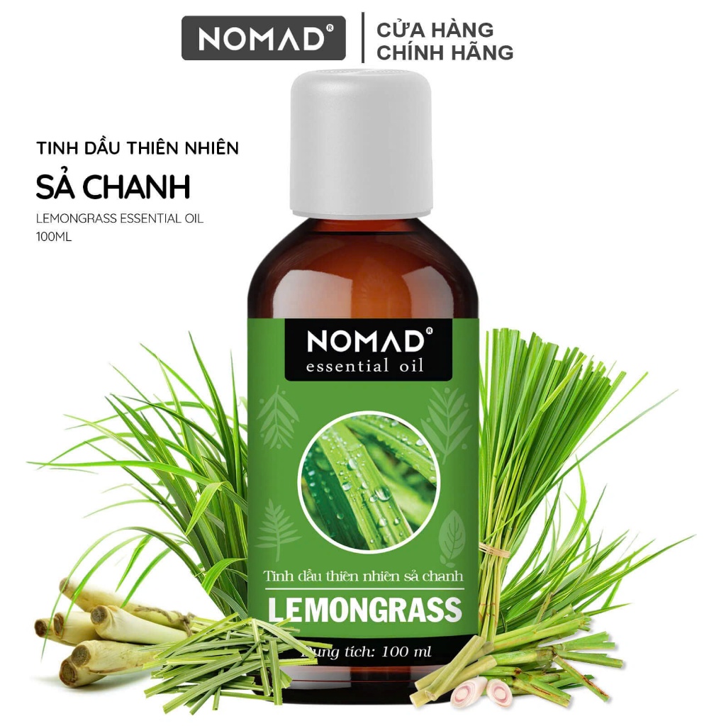 Tinh Dầu Sả Chanh Nomad Essential Oil - Lemongrass