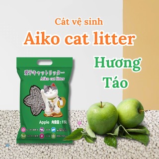 Cát vệ sinh cho mèo AIKO 15L