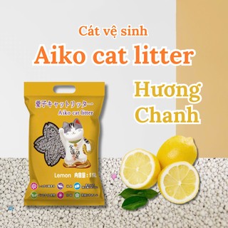 Cát vệ sinh cho mèo AIKO 15L