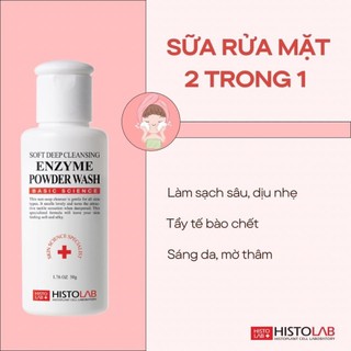 [HISTOLAB] BỘT RỬA MẶT ENZYM 50GRAM