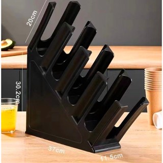 SỈ Kệ nghiêng đựng ly, cốc nhựa cà phê, trà chanh, trà sữa nhựa cao cấp, cứng cáp ( Hòa Bụng Bự Shop )