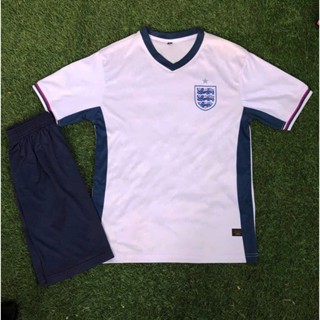 [ANH-T01] in tên số áo theo yêu cầu - Bộ áo quần áo bóng đá, đồ đá banh đội tuyển Anh trắng 2024, hàng thun lạnh cao cấp