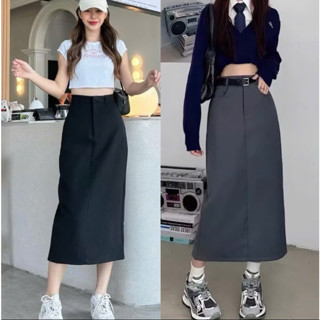 Chân váy dáng dài Nữ có túi 2 bên chất vải đẹp lên dáng xinh, chân váy chữ A dài kiểu basic dễ phối đồ M607 - TOTOSA