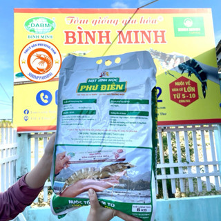  Hạt sinh học Phú Điền chính hãng Bình Minh túi 6kg  cải tạo nền đất ao và đất nông nghiệp tạo thức ăn tự nhiên cho tôm 