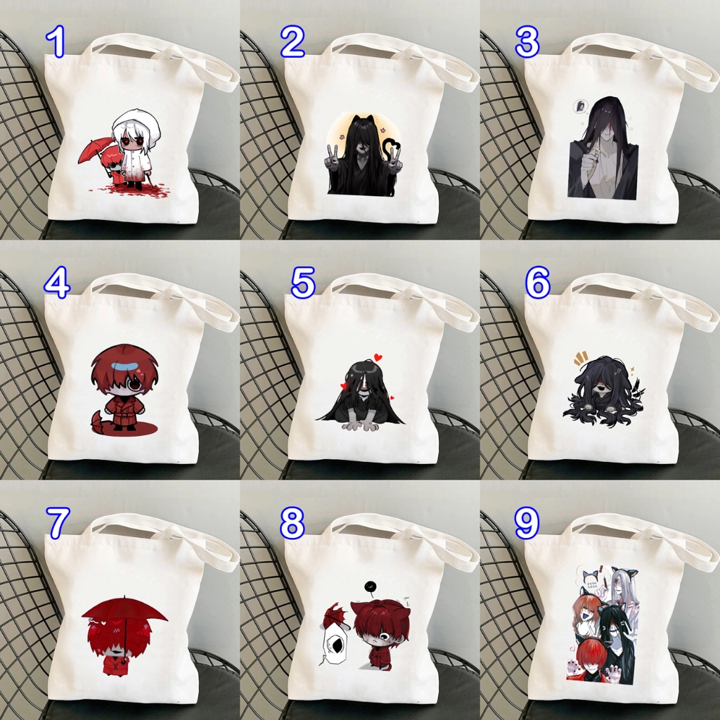 Túi vải tote Homicipher Mr. Scarletella Mr. Chopped Mr. Hood Mr. Crawling Mr. Machete Mr. Gap MAU333