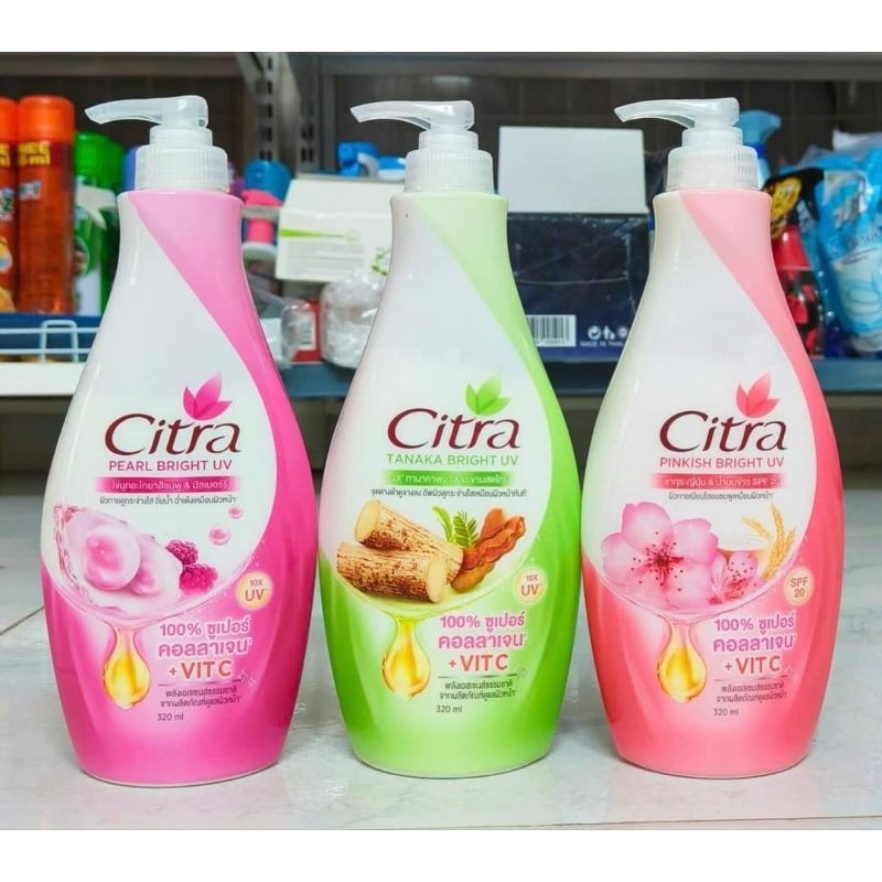 Sữa Dưỡng Thể Citra Thái Lan Dưỡng Ẩm Làm Sáng Da Chuyên Sâu