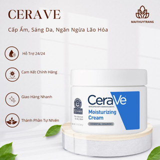 Kem dưỡng ẩm toàn thân Cerave Moisturizing Cream Body 340g (cơ thể và da mặt)-thích hợp cho da khô