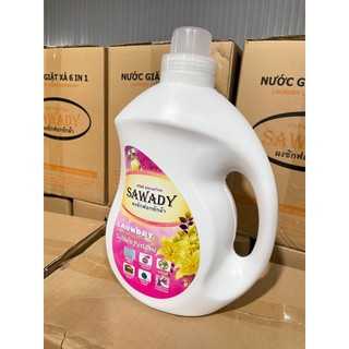Nước giặt xả 6 in 1 sawady 3,2l hương hông