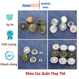 Set Hộp 42 Chi Tiết Cúc Quần Thay Thế, Nút Cài Quần Jean Bằng Kim Loại Có Thể Tháo Rời Và Điều Chỉnh Tiện Lợi