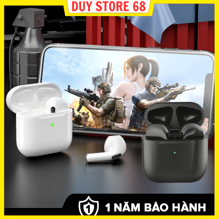 Tai Nghe Bluetooth Pro4, tai nghe blutooth Nhét Tai Bluetooth 5.0 Bản nước…