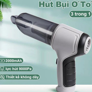 Máy Hút Bụi Cầm Tay 8 Đầu Hút Không Dây Nhật Bản Hút Lông Chó Mèo, Giường Nệm, Ô Tô