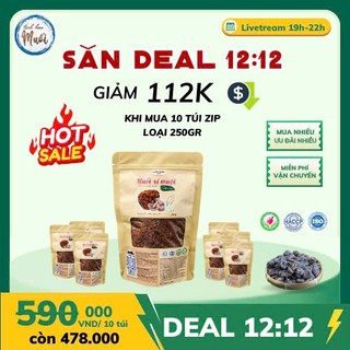 DEAL 12:12 GIẢM 112K - SET10 Túi Muối xí muội thảo dược Túi zip 250gr