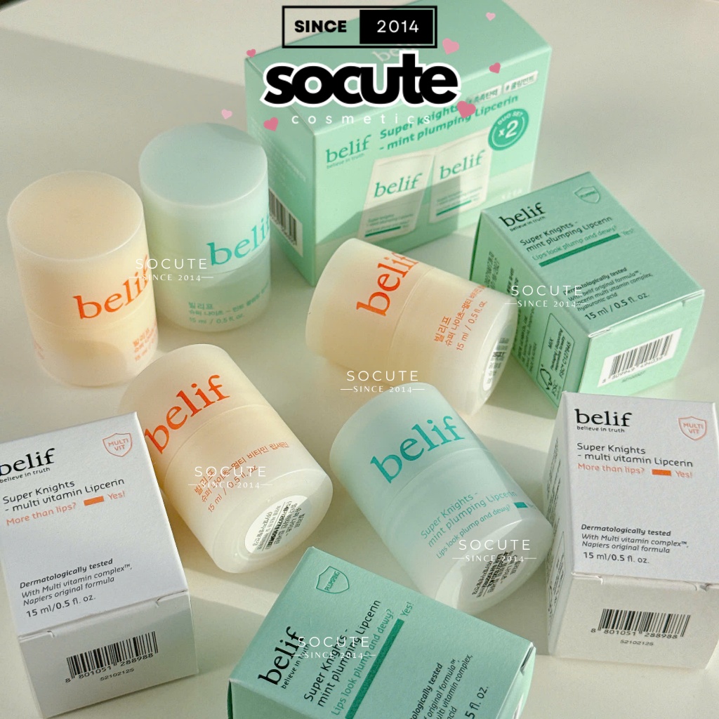 Son Dưỡng Môi Belif Super Knights MULTI VITAMIN Lipcerin 15ml