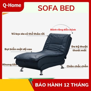 Sofa Giường thông minh hiện đại gập ngả 5 chế độ Da Pu Cap Cấp, Ghế Nằm Thư Giãn Phòng Khách