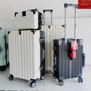 COMBO VALI + CỐP MINI VALI KHUNG NHÔM KHOÁ SẬP SIZE 20/24