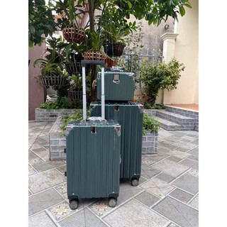 COMBO VALI + CỐP MINI VALI KHUNG NHÔM KHOÁ SẬP SIZE 20&24 JIRM TRAVEL
