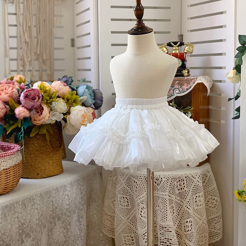 Chân váy phồng phồng 2 lớp cho bé gái mặc bên trong, ngoài tạo độ phồng cho váy - Tùng phồng trẻ em