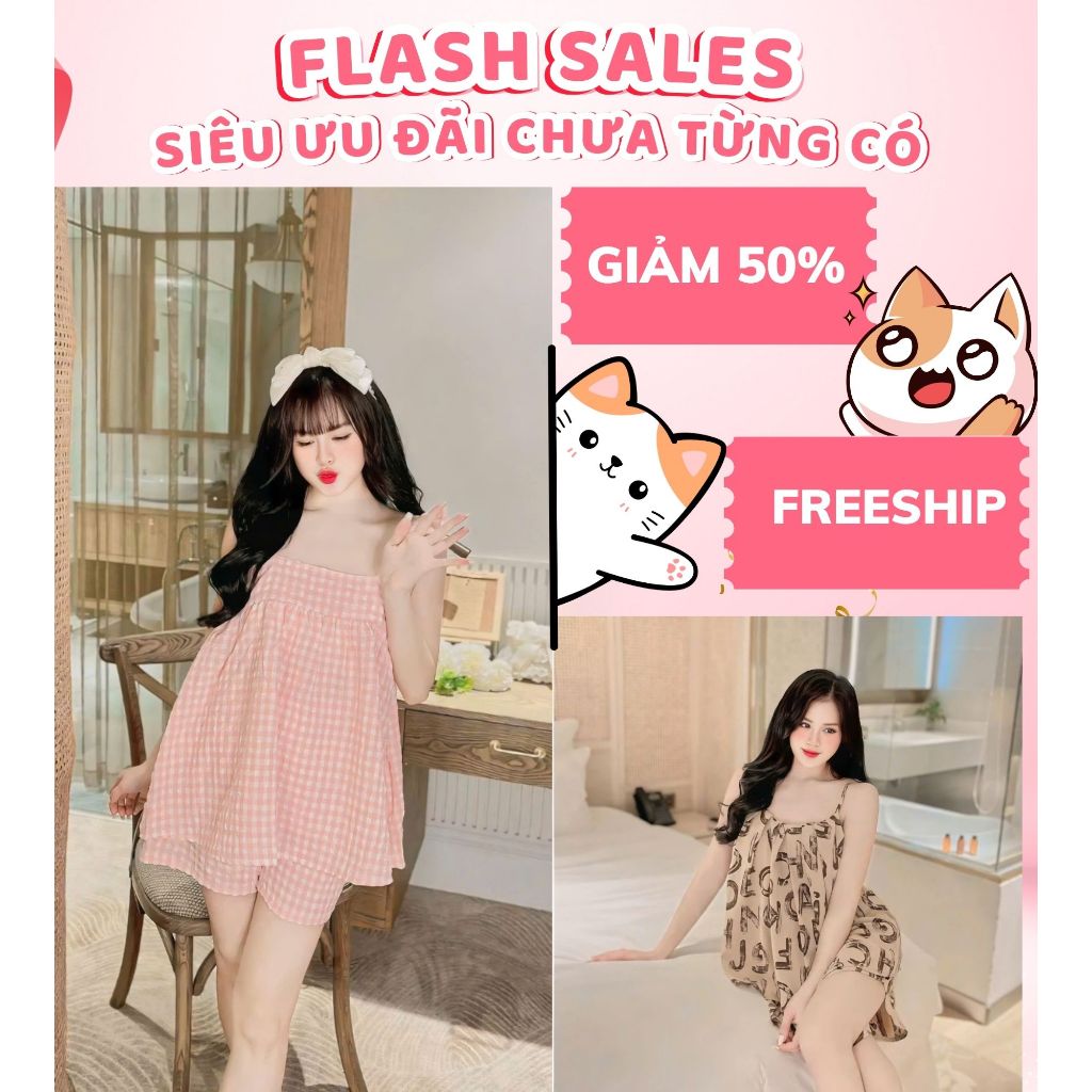 Bộ đồ ngủ pijama mặc cho nữ áo dây sexy ,Đồ ngủ nữ,Đồ bộ mặc nhà,sét bộ pijama mặc nhà.Sỉ pijama