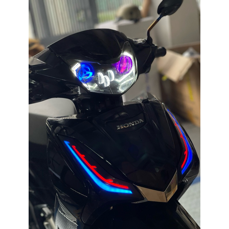 Combo đèn xe Fuled-audi xi nhan và hậu audi-Đổi màu qua app điệm thoại-phụ tùng phụ kiện xi nhan