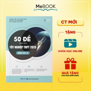 Sách luyện đề Vật Lý THPTQG bản 2025, Sách ID 50 đề minh họa luyện thi đại học lớp 12 môn Vật Lý | Me Book