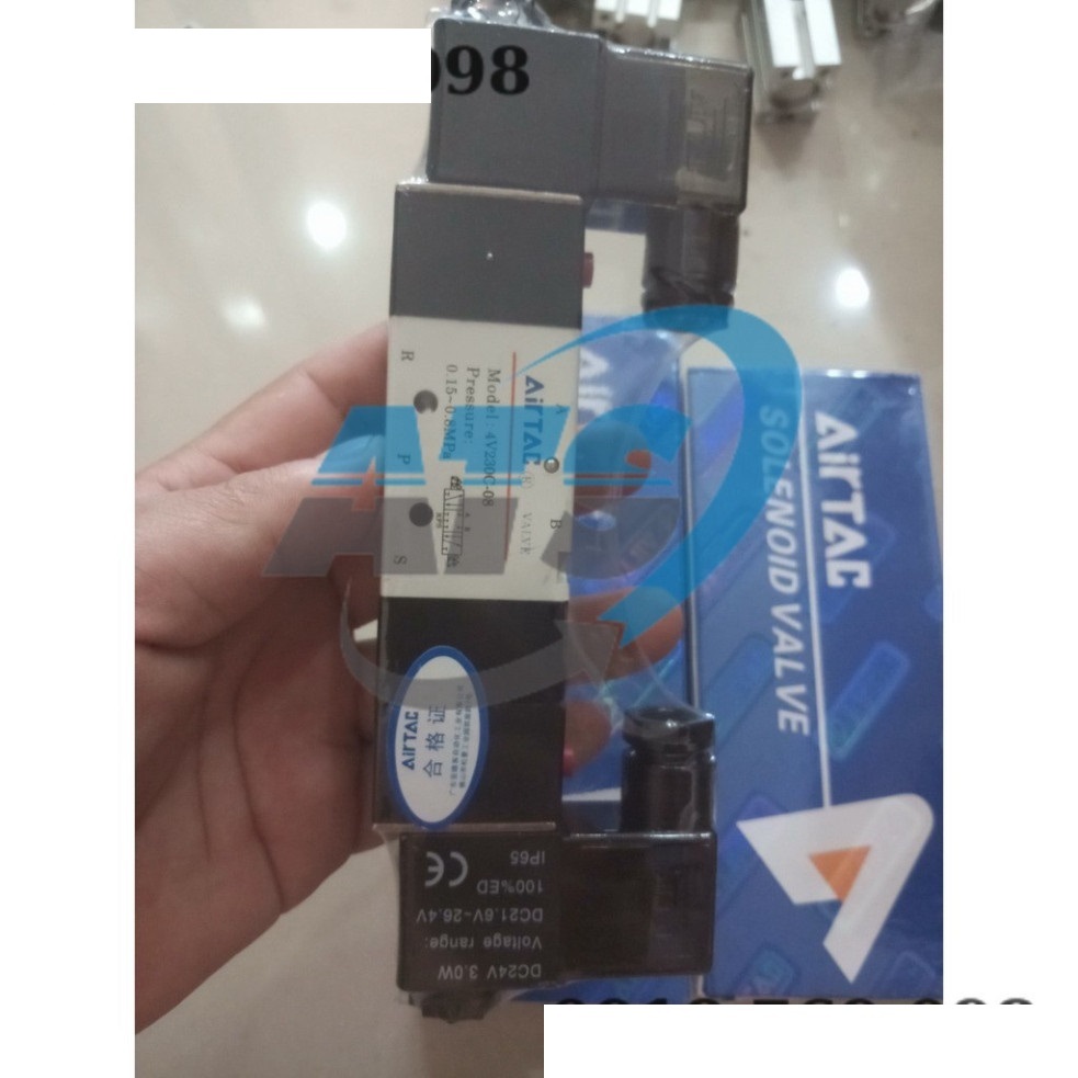 Van điện từ đôi 5 cổng 3 vị trí 4V230 -08 loại tốt