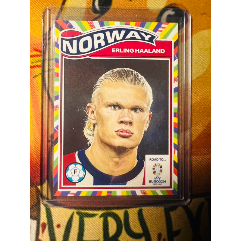 Thẻ bóng đá Erling Haaland Norway Topps Road to Euro 2024