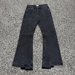Quần jean loe nam form rộng thiết kế deconstructed washed baggy jean phong cách Rockboiz